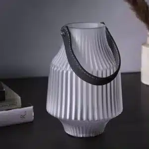  Frosted Glass Lantern (Battery Operated)